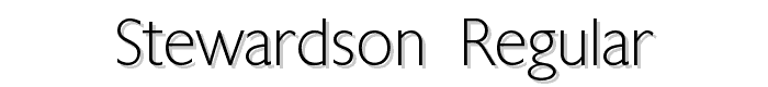 Stewardson Regular font